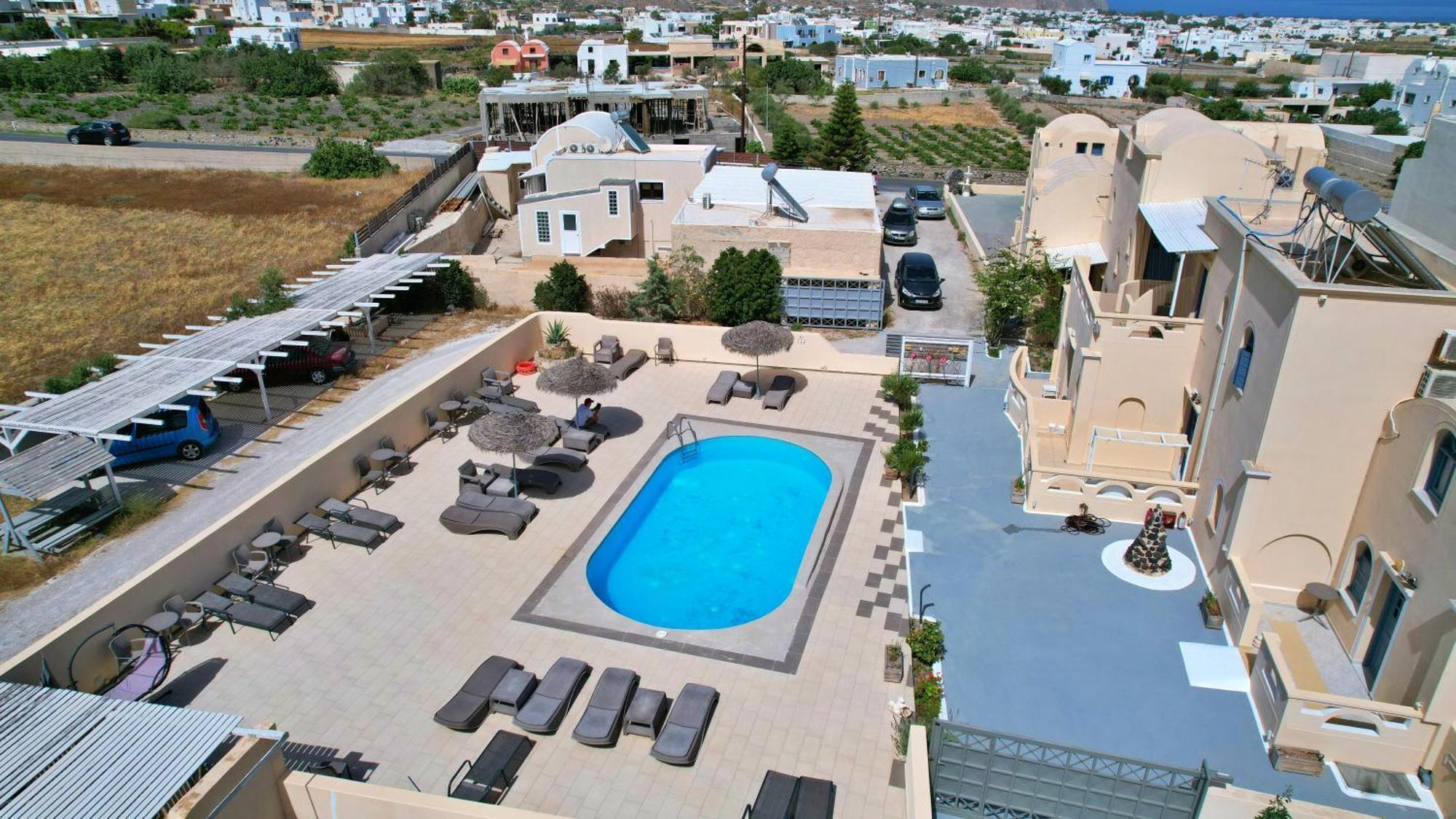 Aparthotel Leon Santorini Perivolos  Esterno foto