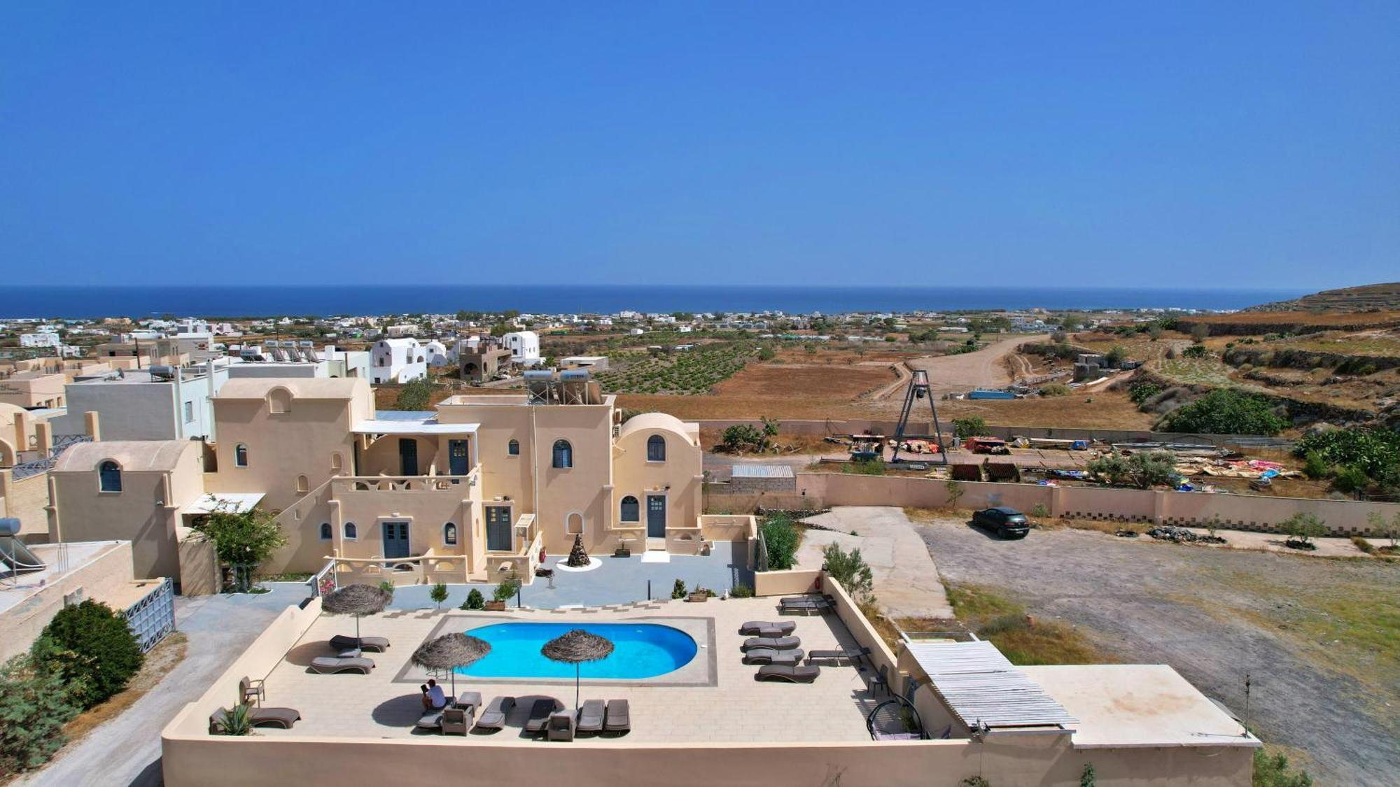 Aparthotel Leon Santorini Perivolos  Esterno foto
